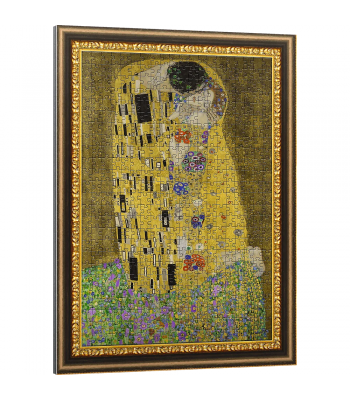 Пазли- (500 елементів)-PuzzloRama, Поцілунок, Густав Клімт, Trefl