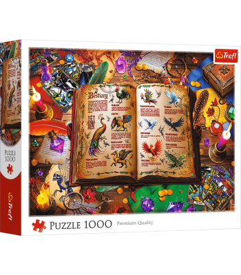 Пазли-(1000елм.)—Атлас фантастичних птахів/Trefl 