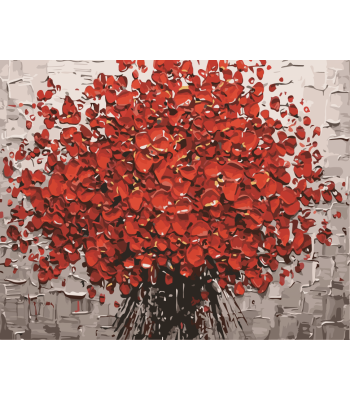 Картина за номерами— "Пелюстковий спалах"/Art Craft, розміром 40*50 см 