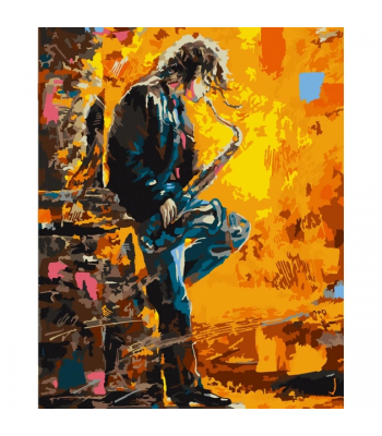 Картина за номерами—"Саксофоніст" 40*50 см/Art Craft 