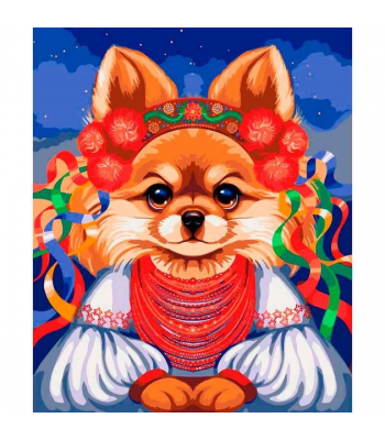 Набір для розпису "Лисичка-сестричка" 40*50 см/Art Craft 